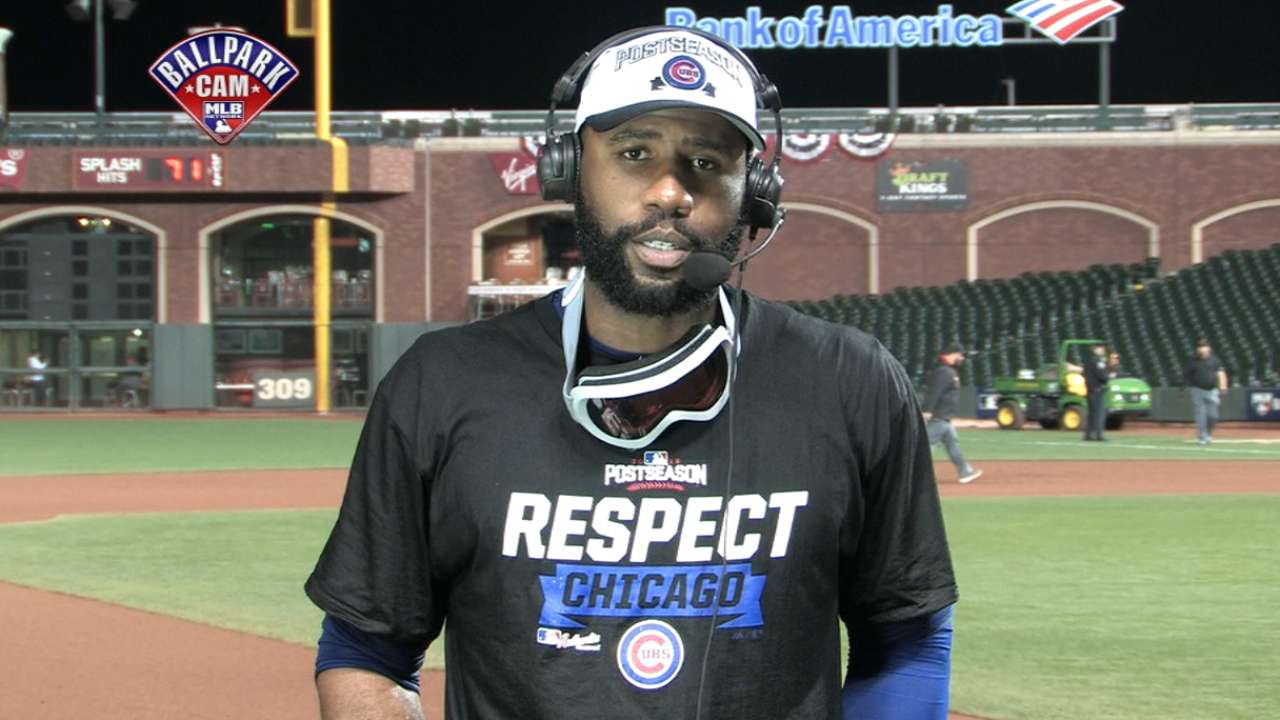 Heyward on his bunt, rally