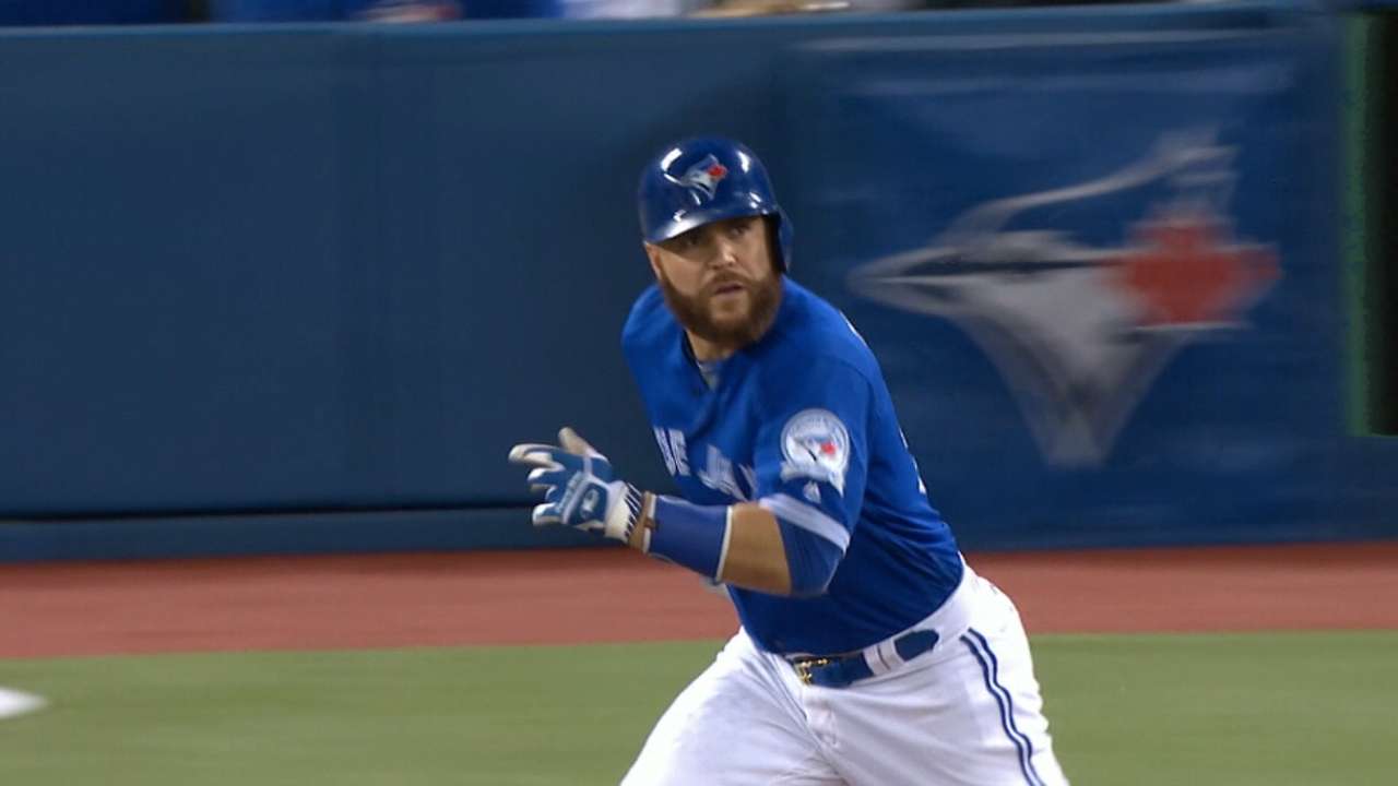 Estrada on Martin's catching