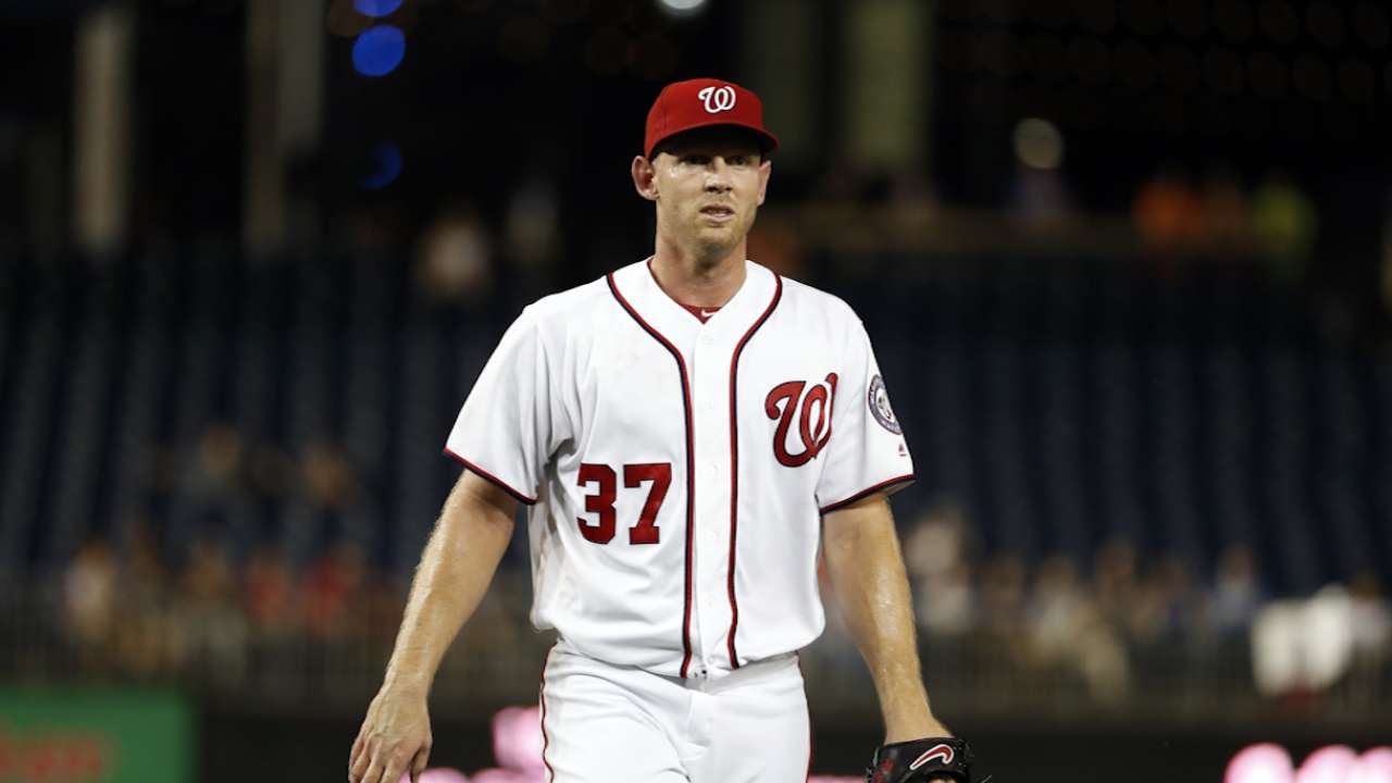 If Nats advance to NLCS, Stras would not pitch