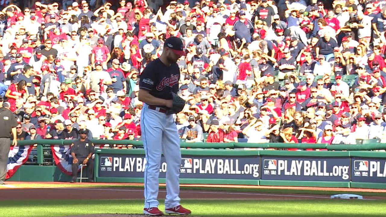 Kluber looking to ace Blue Jays in Game 1