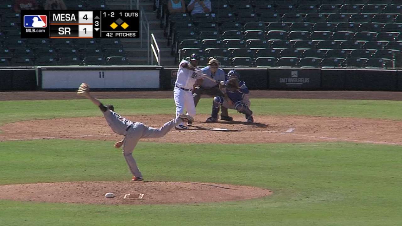 Stewart's three-run homer