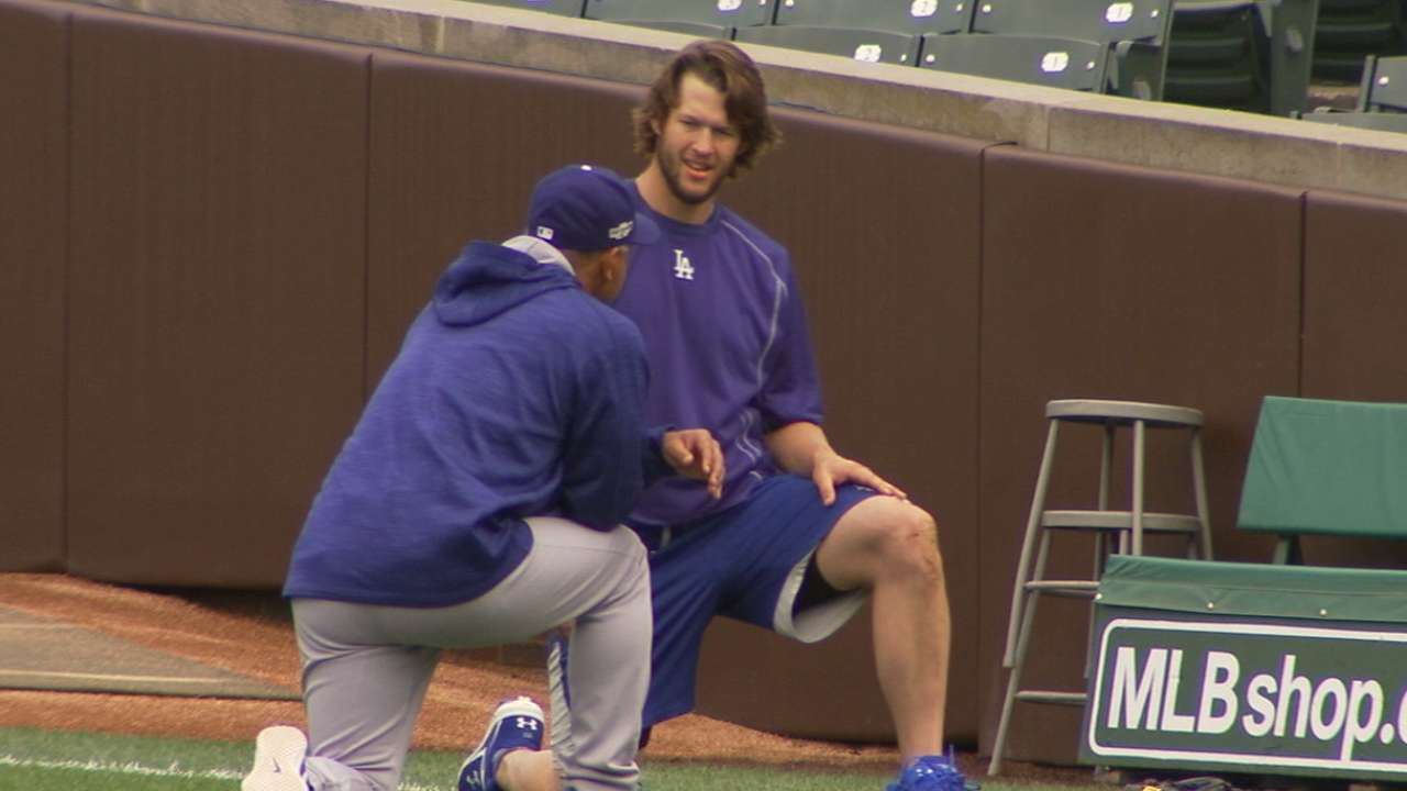 Kershaw on his routine