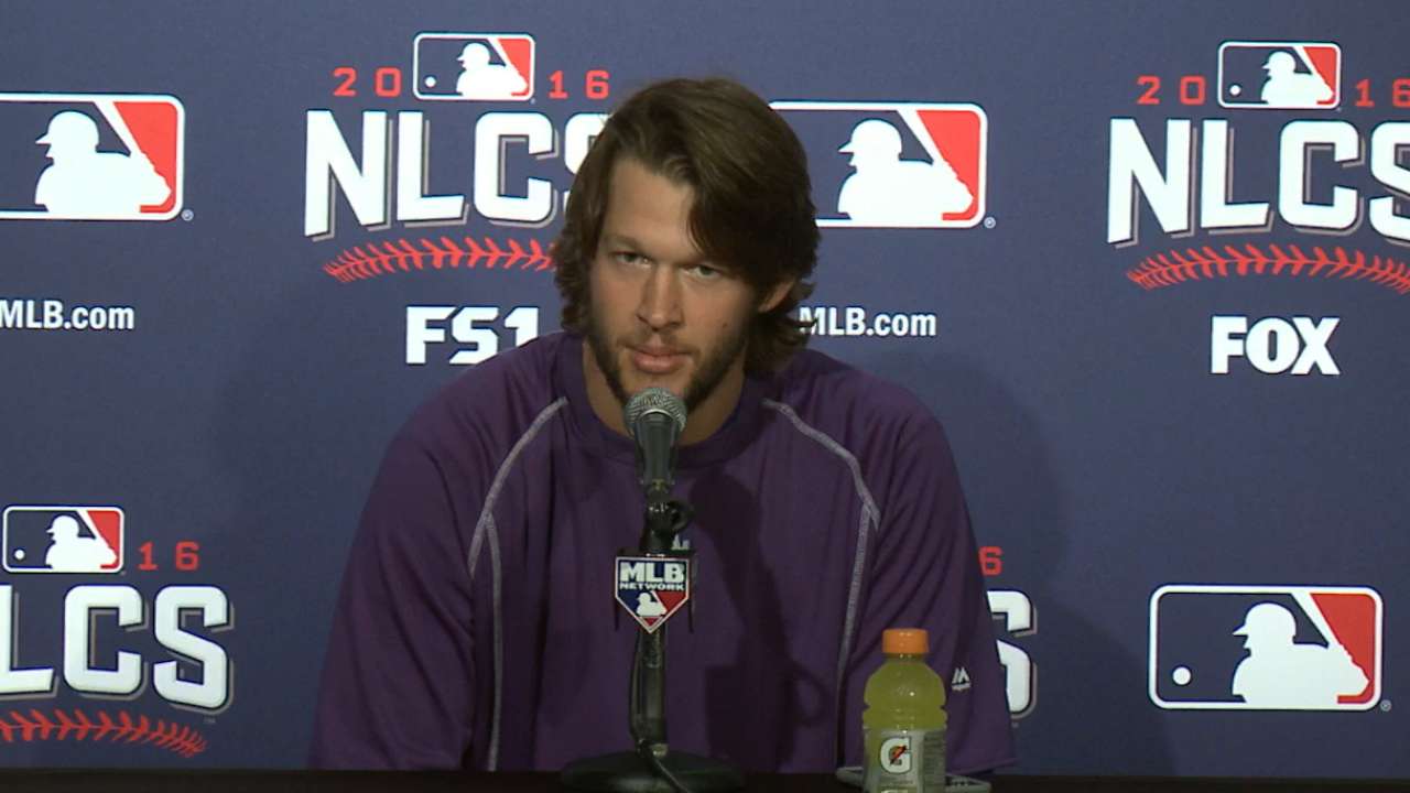 Kershaw discusses Cubs offense