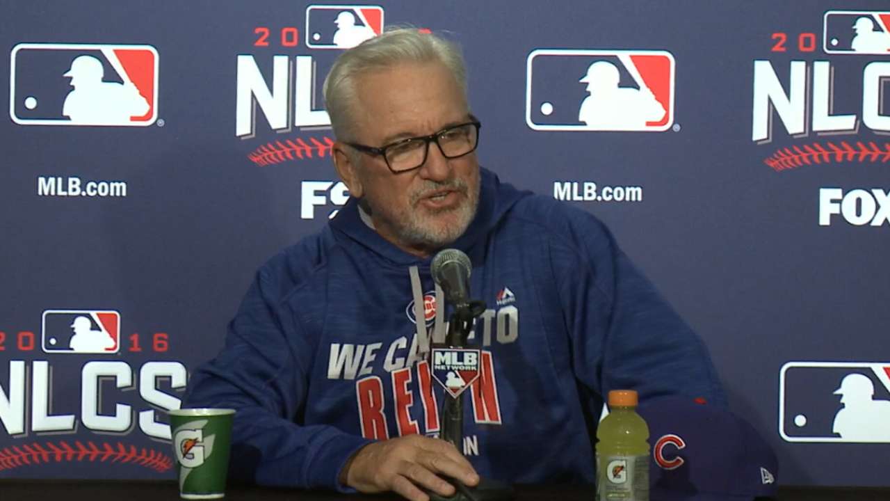 Maddon on Hendricks' confidence