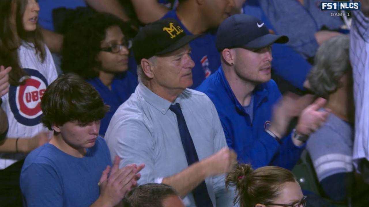 Celebrities come out for Game 1