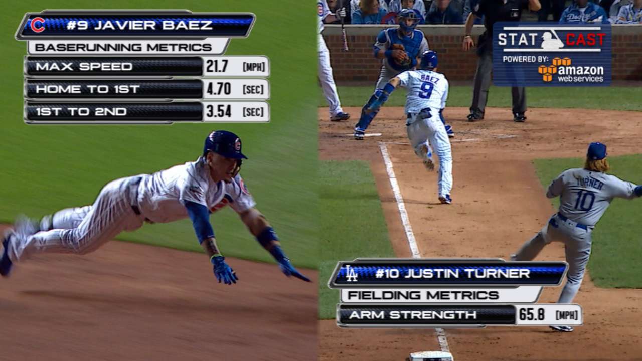 Statcast: Baez's steal of home