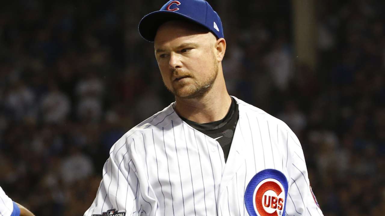 Lester on coming out of the game