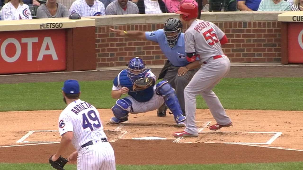 Arrieta brings experience, Cubs' confidence to Cali