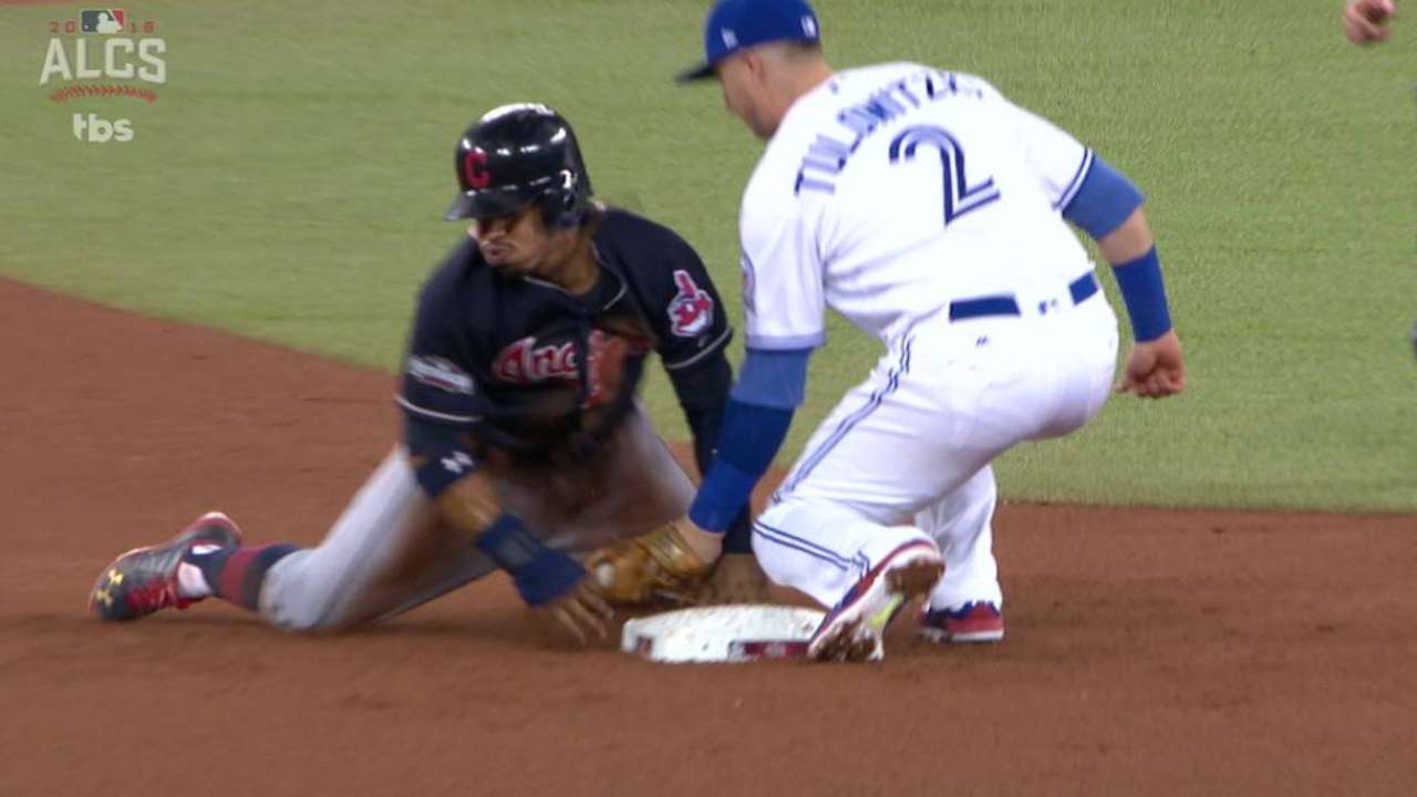 Martin throws out Lindor