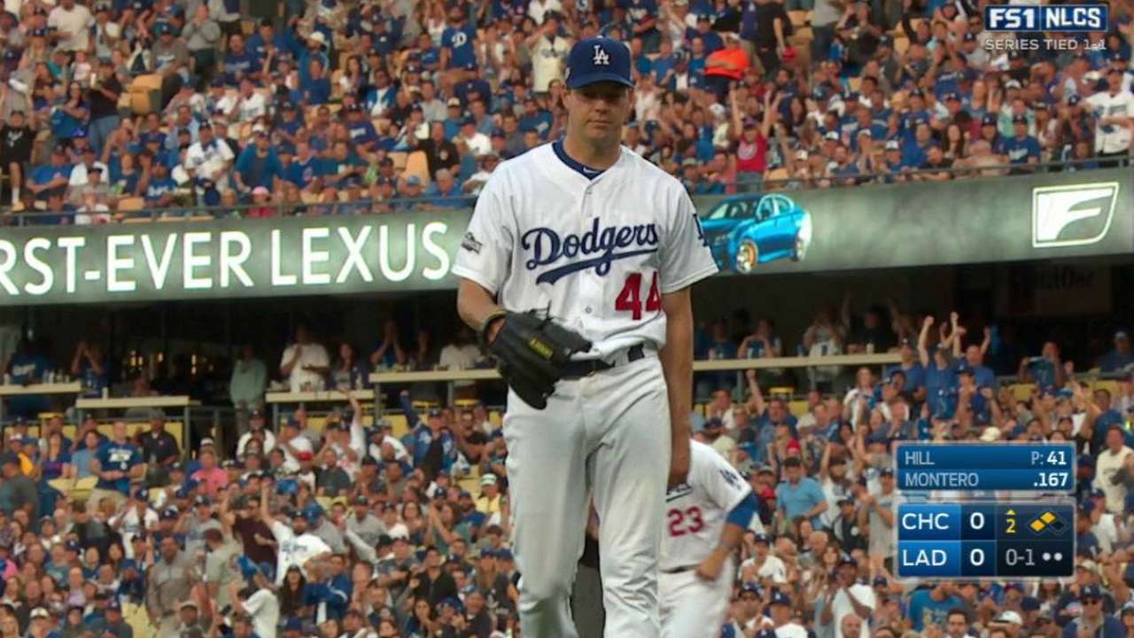 Hill escapes the 2nd inning