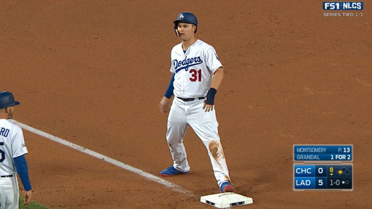 Pederson helps create two runs