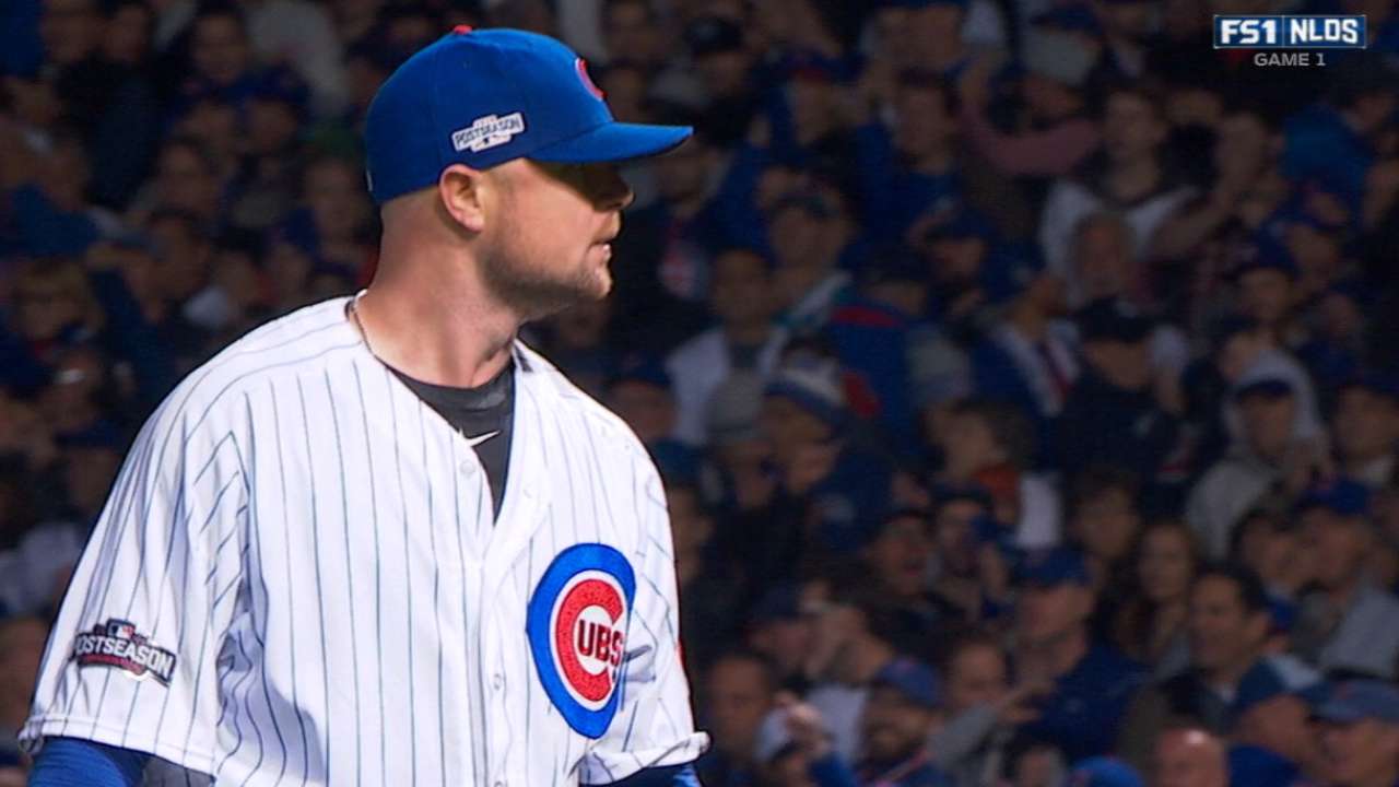 Lester on pitching in LA