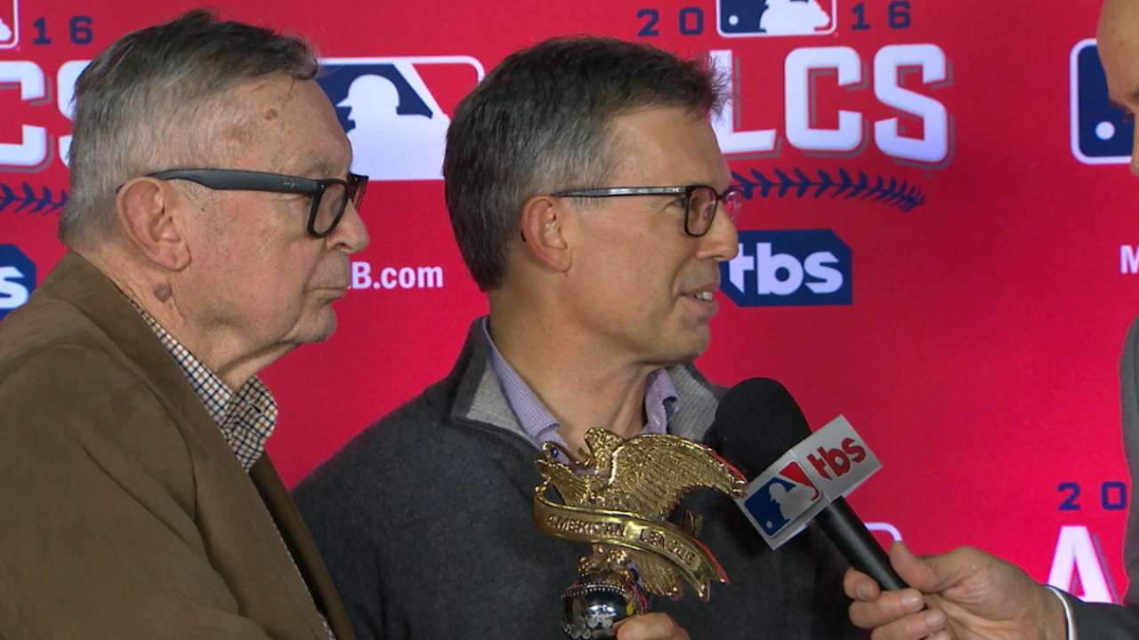 AL trophy presentation