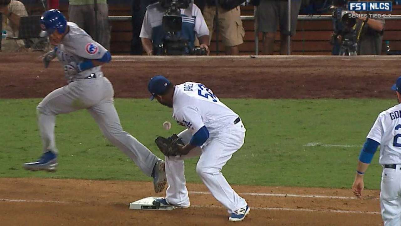 Russell reaches on error
