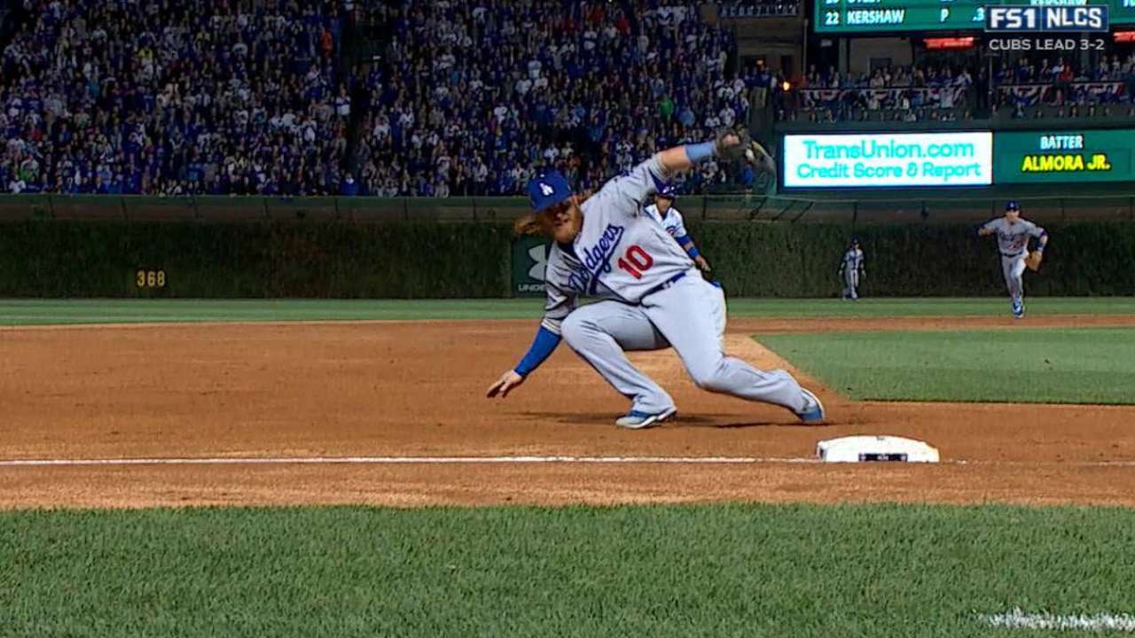 Turner's great play at third