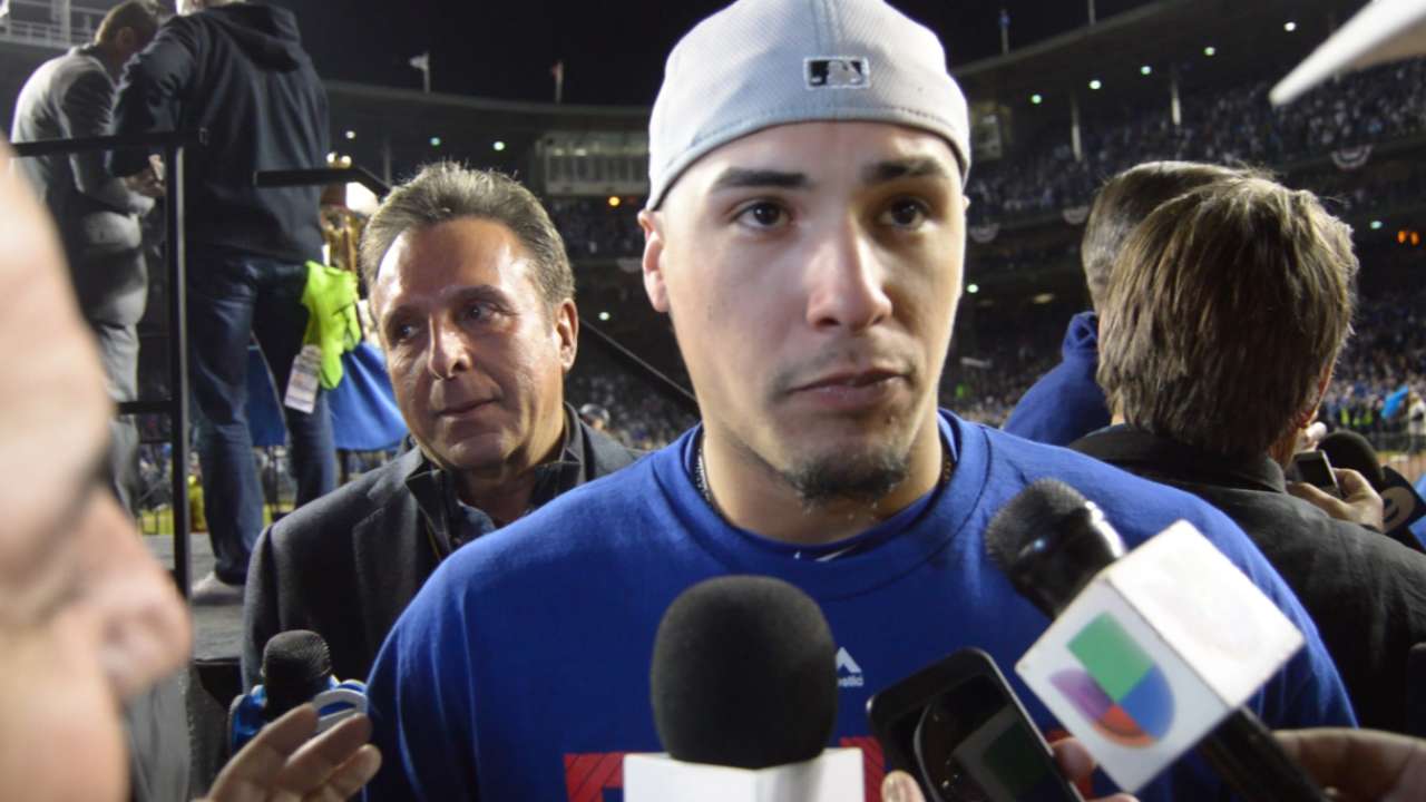 Cachorros celebran pase a la Serie Mundial