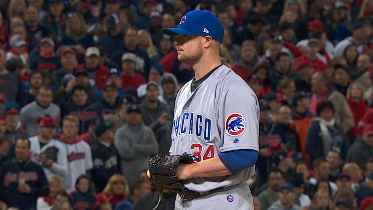 Lester laments early wildness in Game 1 loss