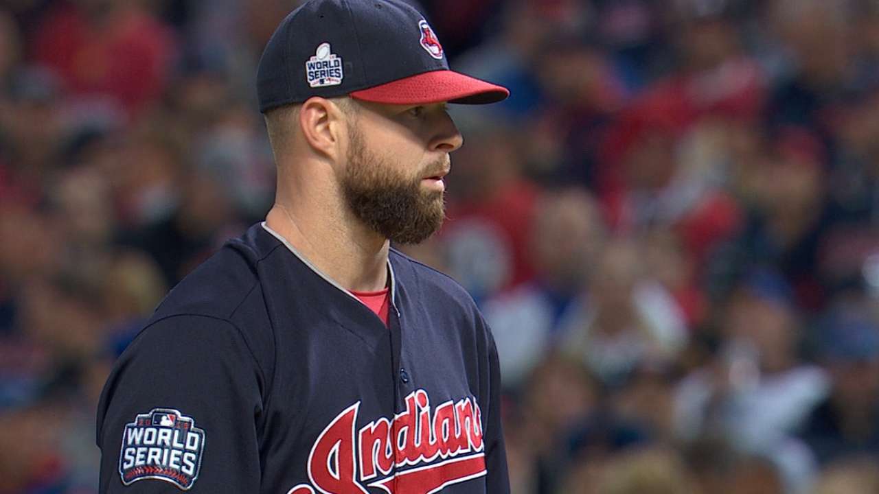 Kluber fans eight over three