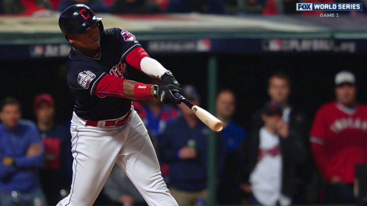 Ramirez's bat awakens with 3 hits in Gm. 1 win