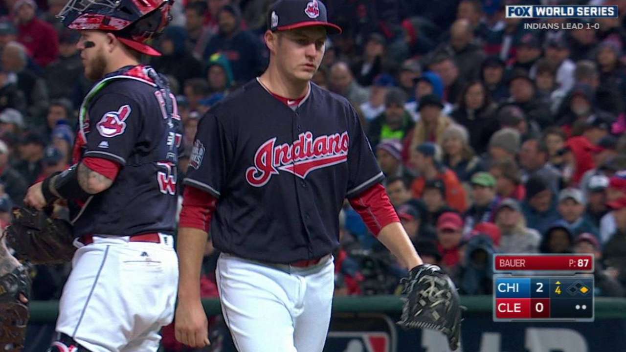 Bauer leaves the game