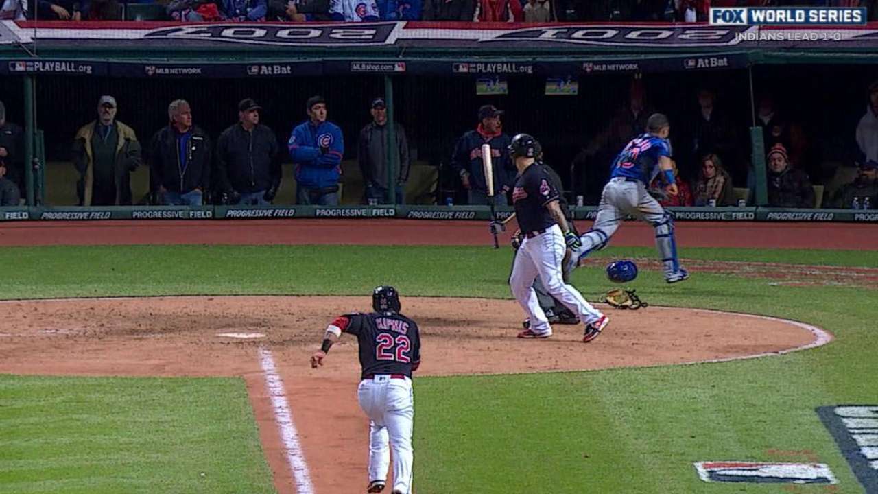 Kipnis scores on wild pitch