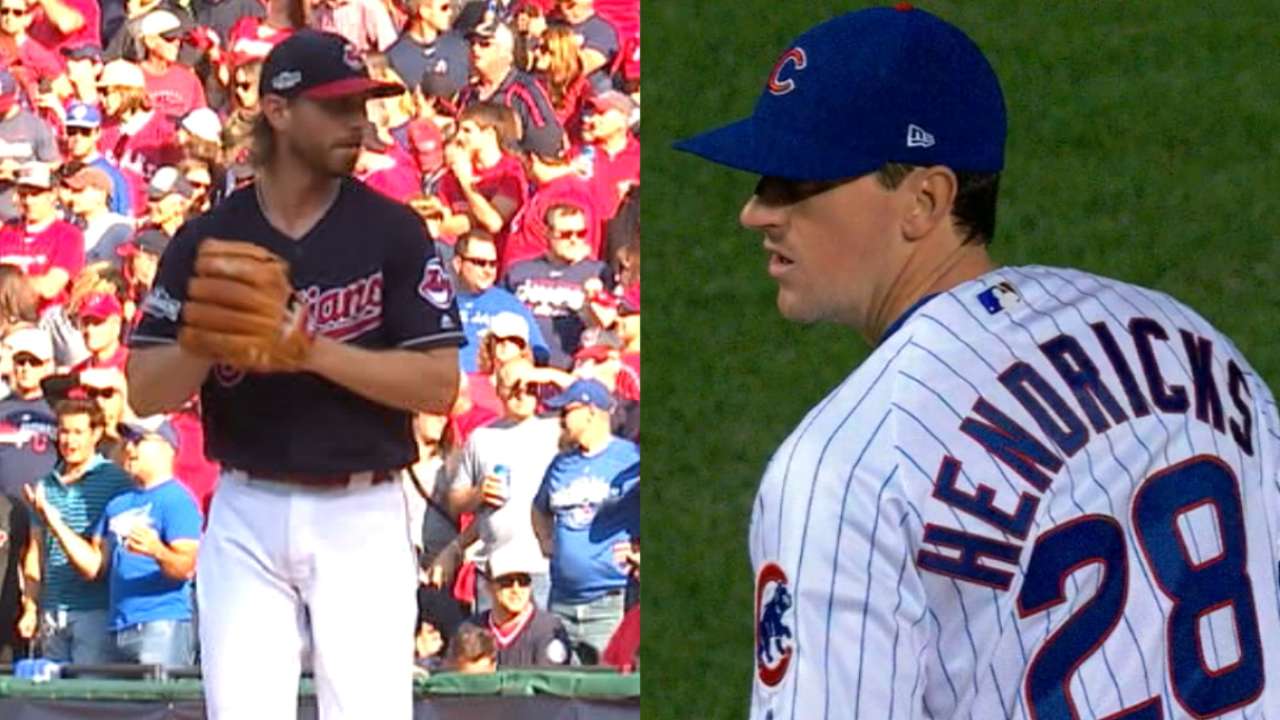 1-1 situation: Tribe-Cubs, pivotal G3 (8 ET, FOX)
