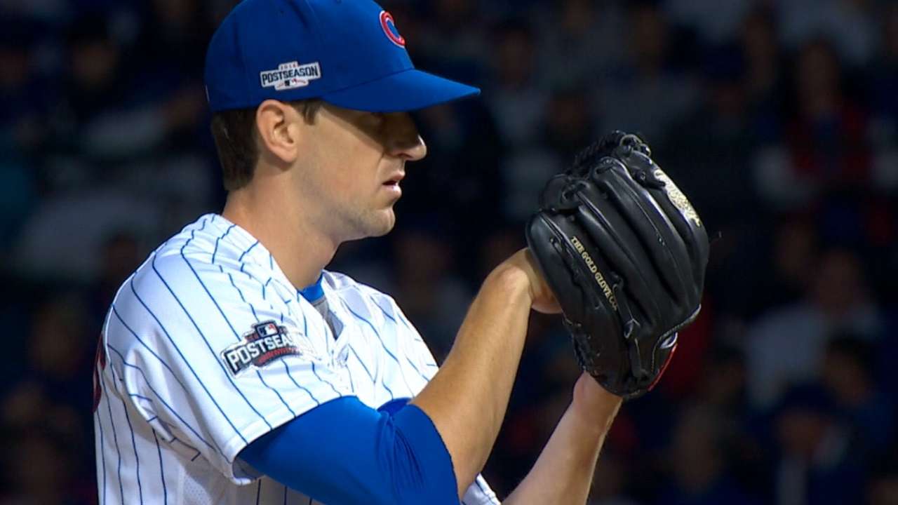 Maddon on Hendricks in Game 3