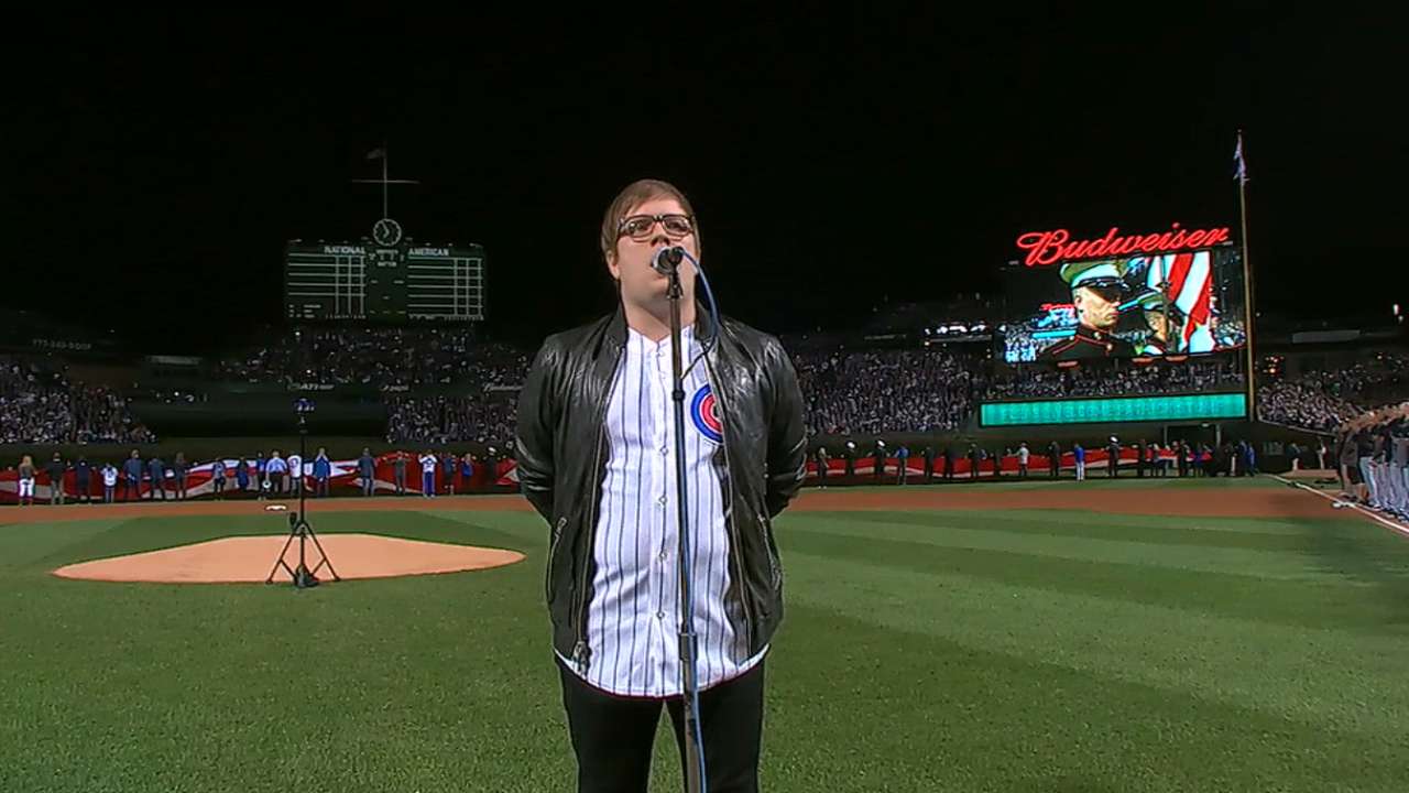 Stump sings anthem on FOX