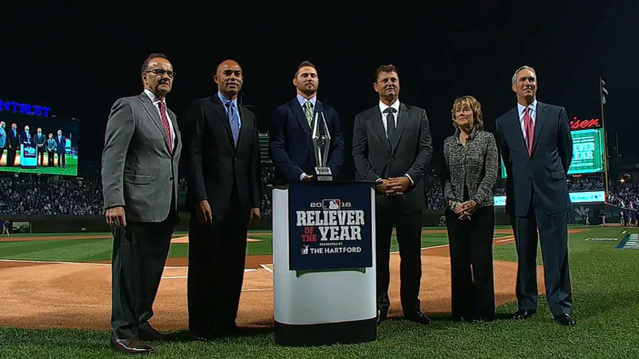 Britton collects Reliever Award