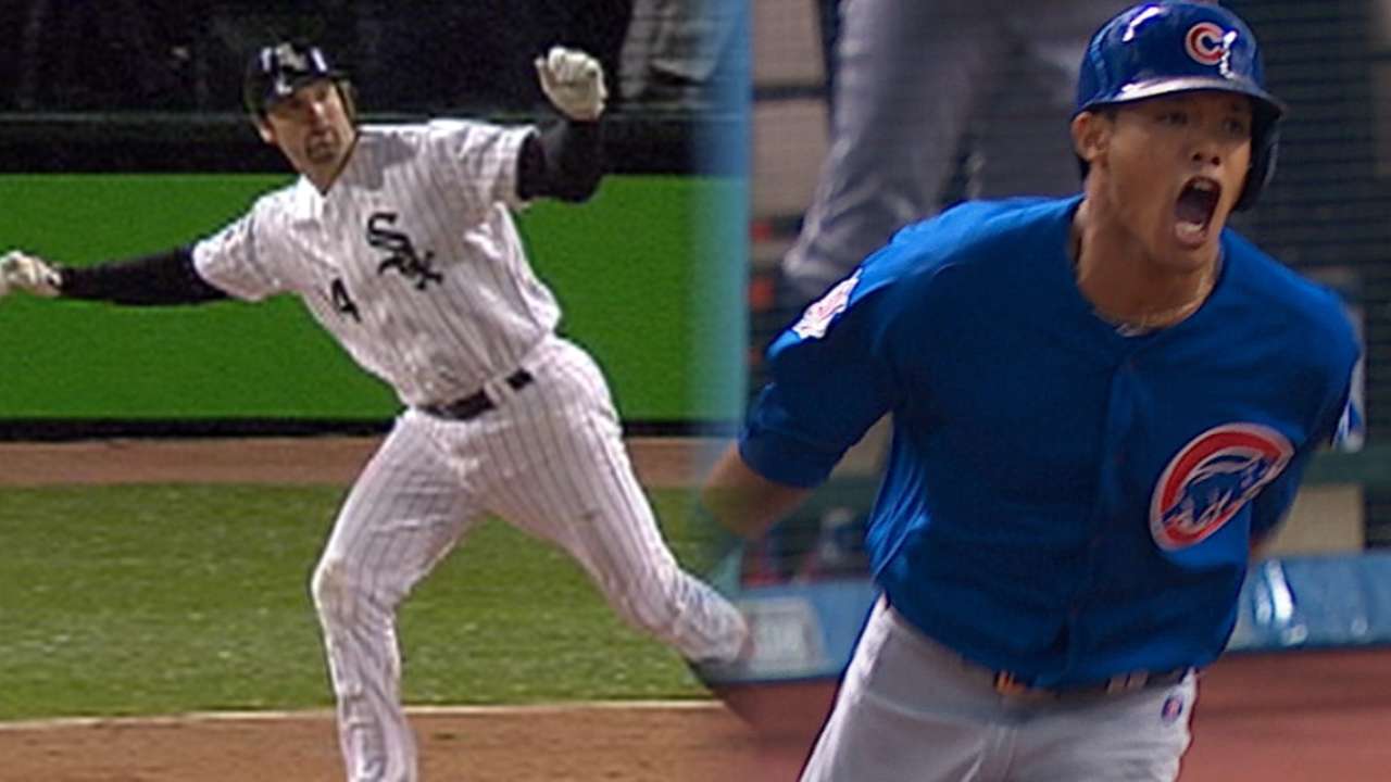 Konerko, Russell belt WS slams