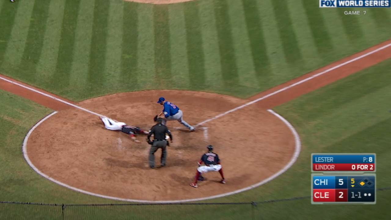 Two score on wild pitch