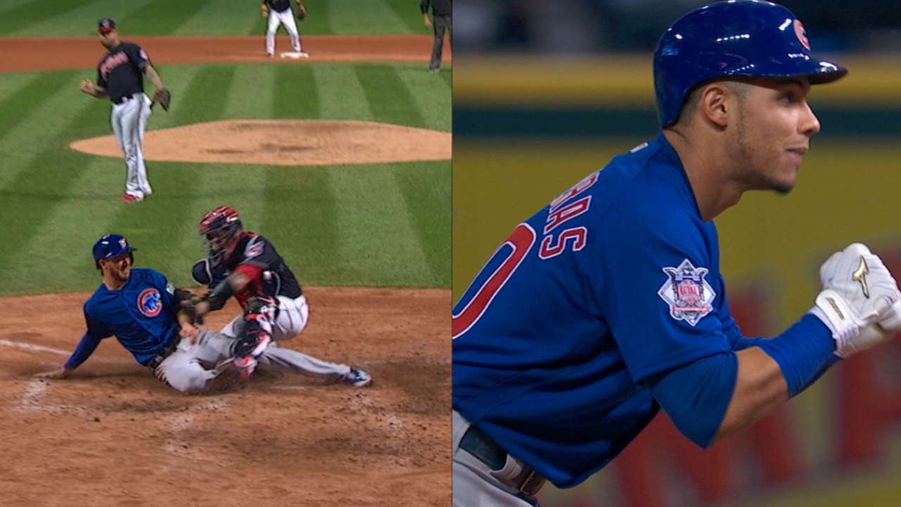 Cubs take the lead in the 4th