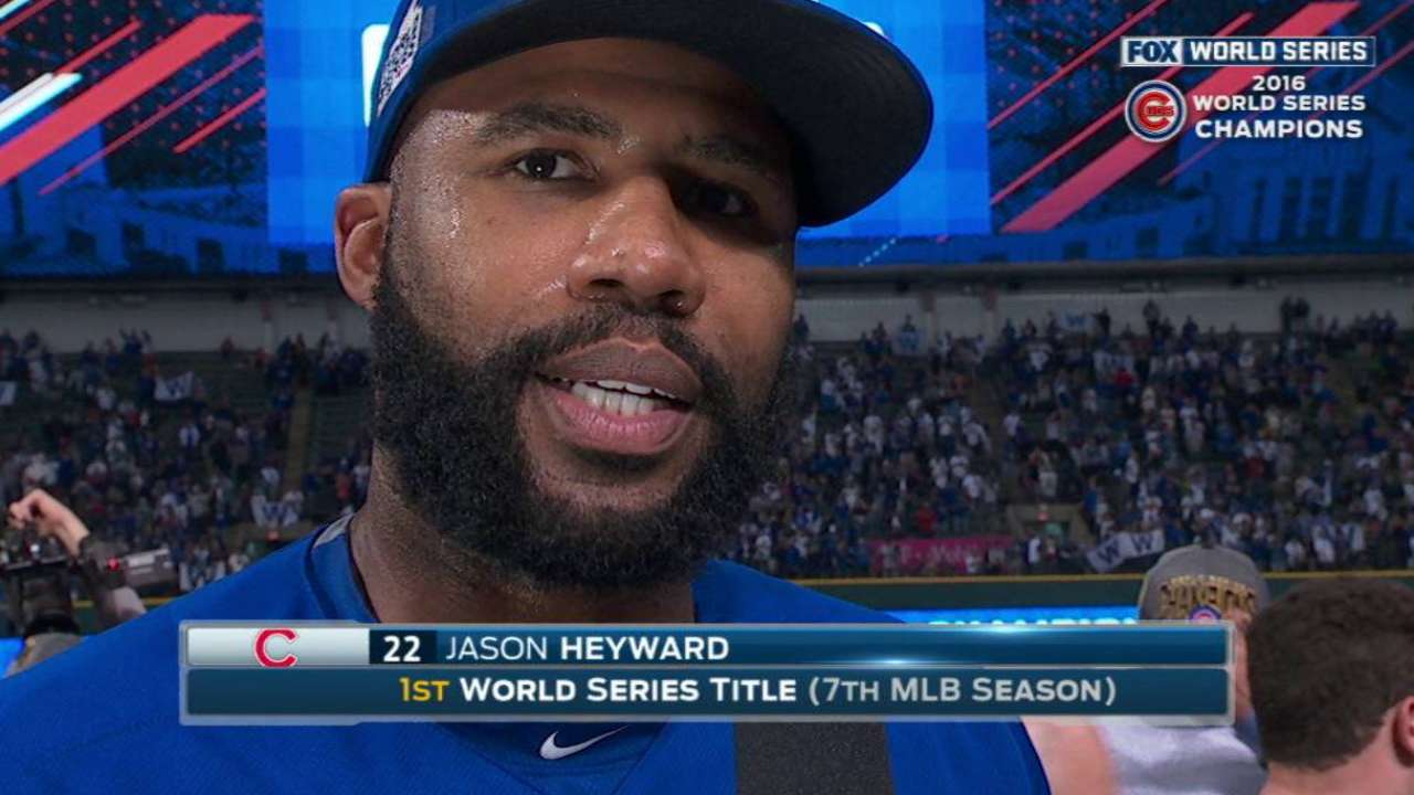 Heyward on team meeting