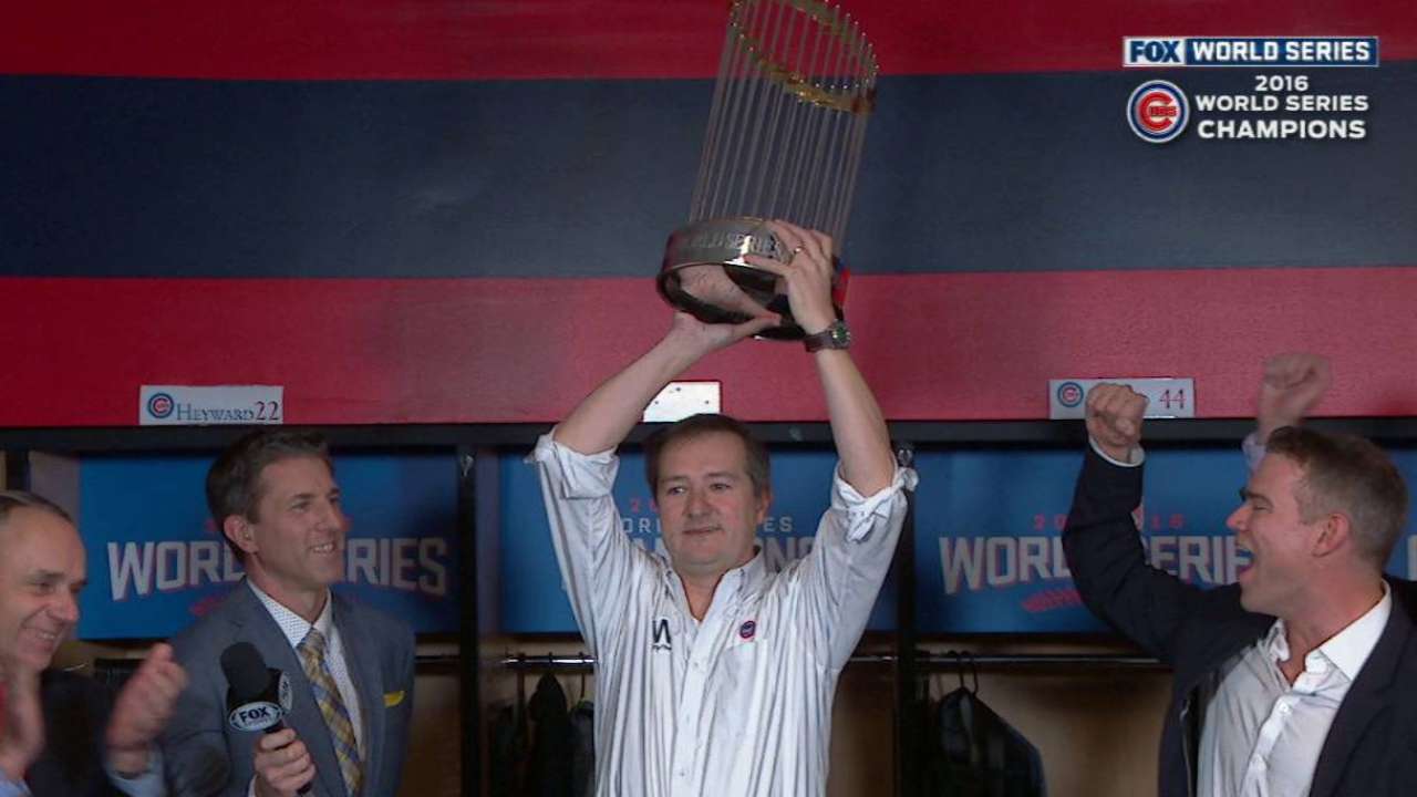 2014 nlcs trophy presentation images