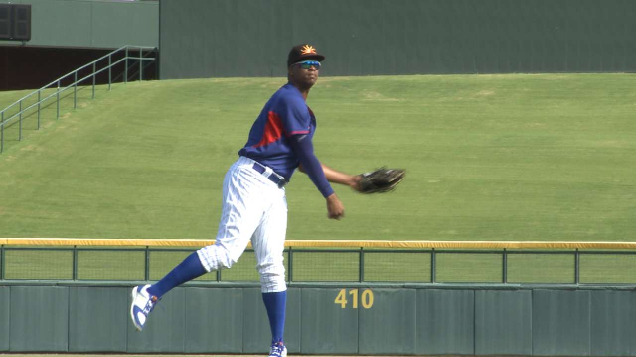 Jimenez on being in Fall League