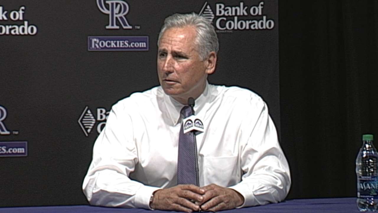 Black excited to manage Rockies