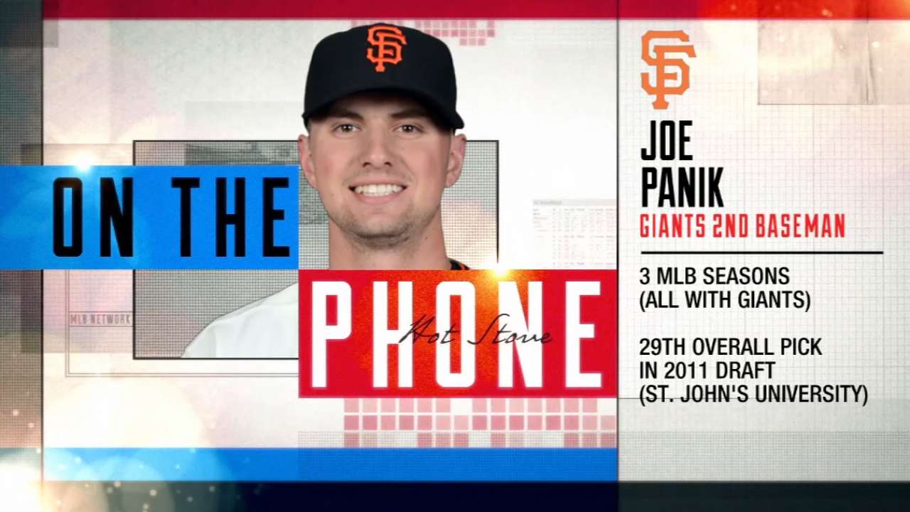 Joe Panik calls in to Hot Stove