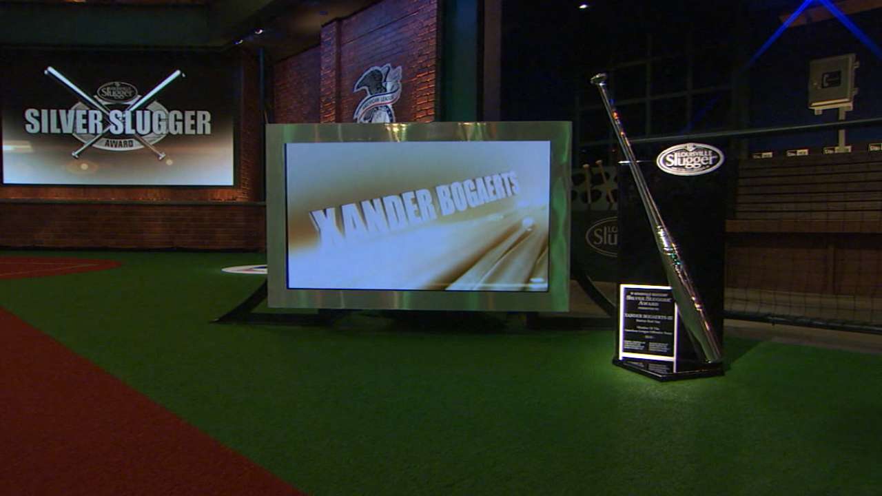 Bogaerts wins Silver Slugger