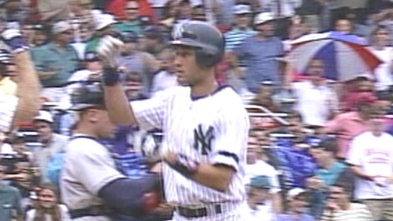 Jeter's first leadoff homer