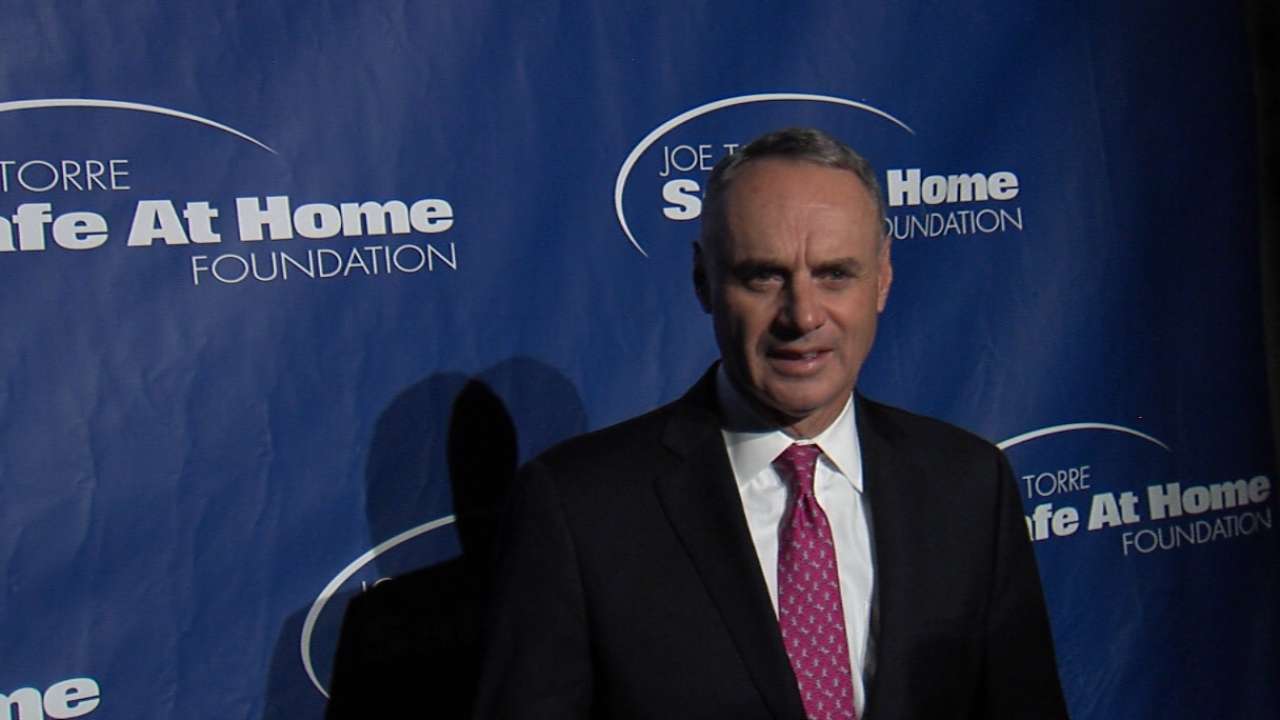 MLB leaders honored at Safe At Home gala