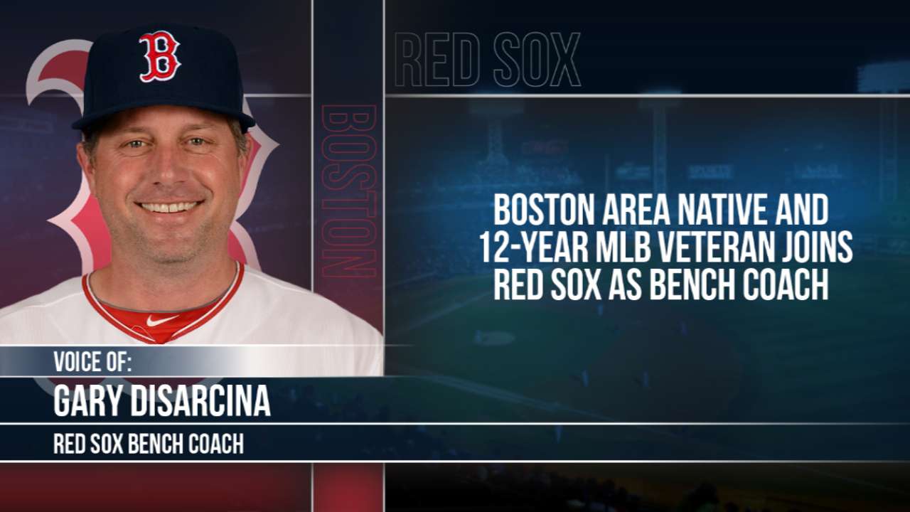 DiSarcina thrilled to come home, join Sox staff