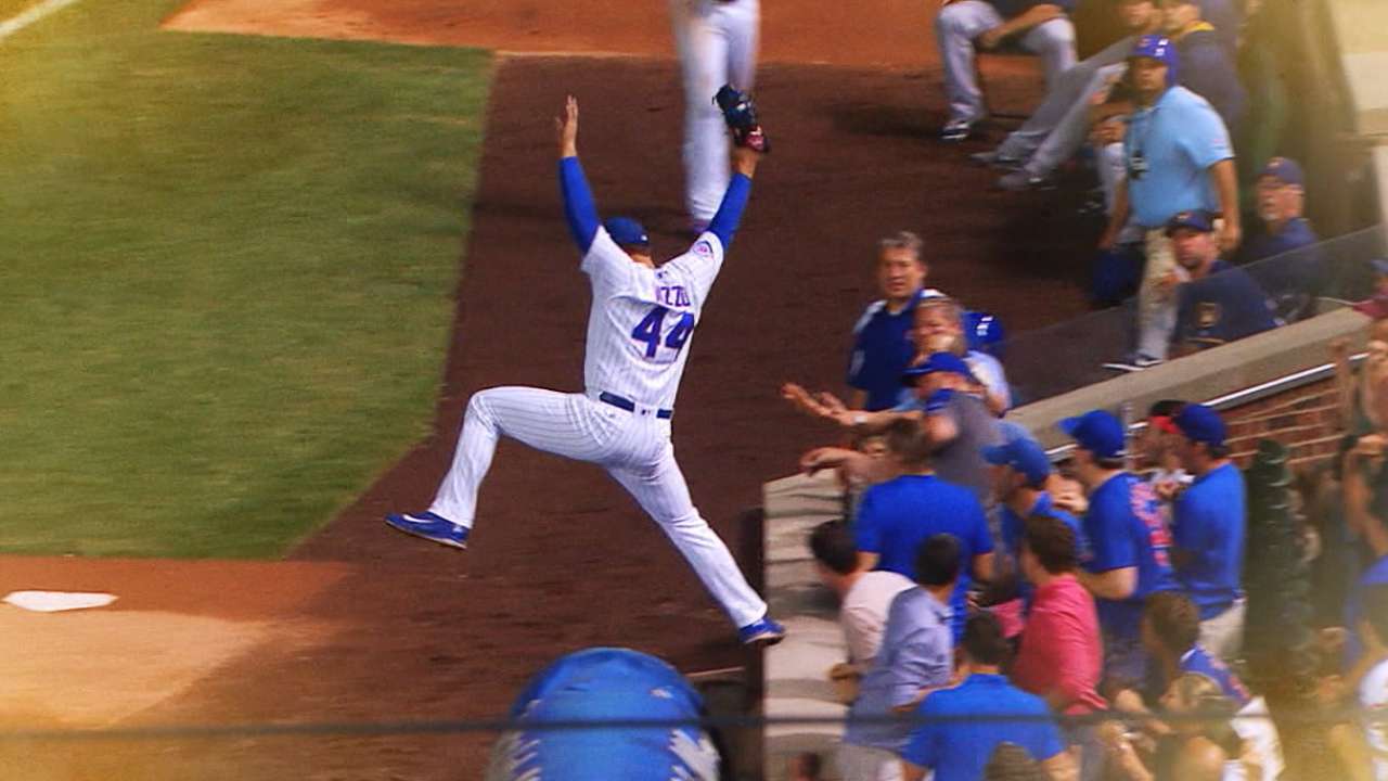 Rizzo named top defender at first base