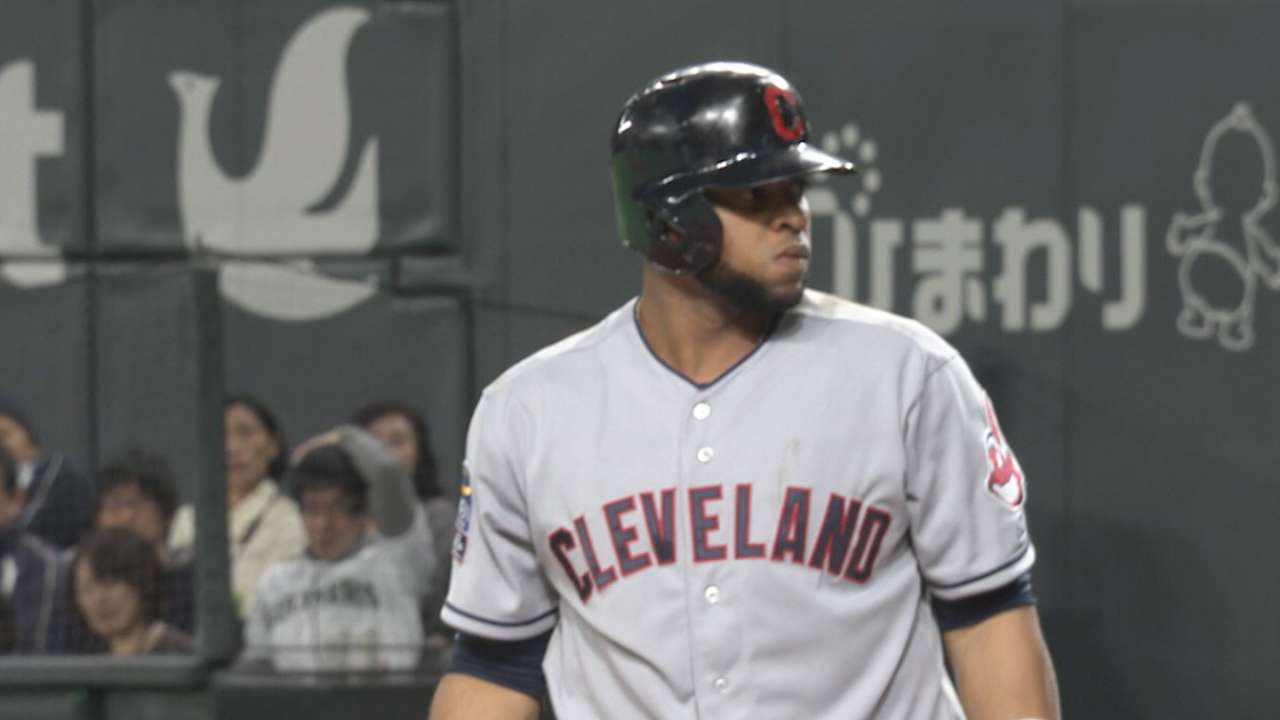 Ohtani catches Santana looking