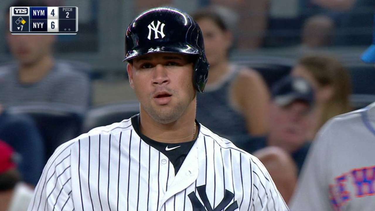 Sanchez called up, notches 1st MLB hit