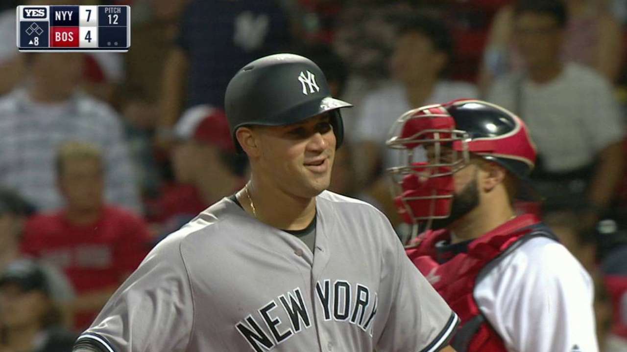 Sánchez pegó HR y comandó la rebelión de Yankees en el Fenway