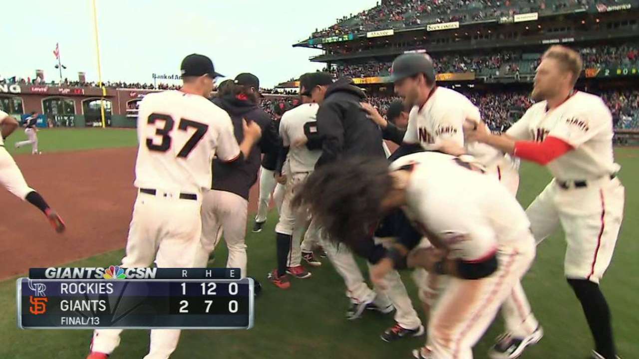 Gigantes se imponen en el 13ro con doble de Duffy
