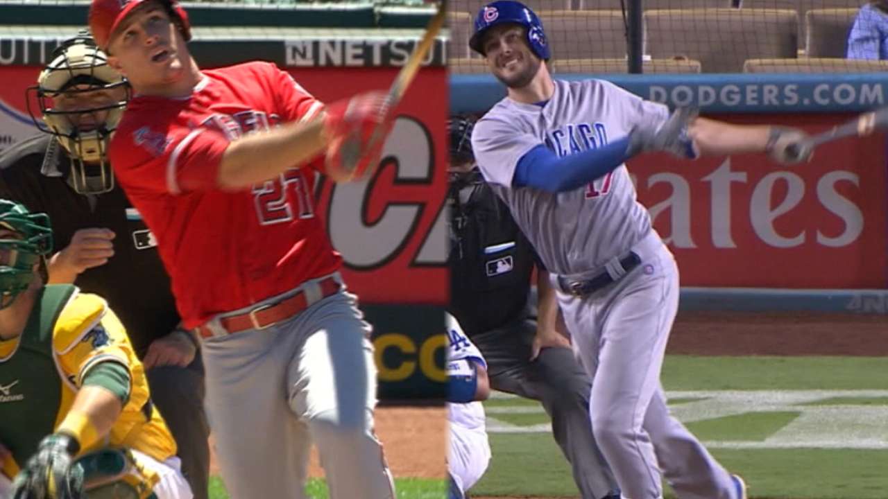 Value in youth: Trout, Bryant named MVPs