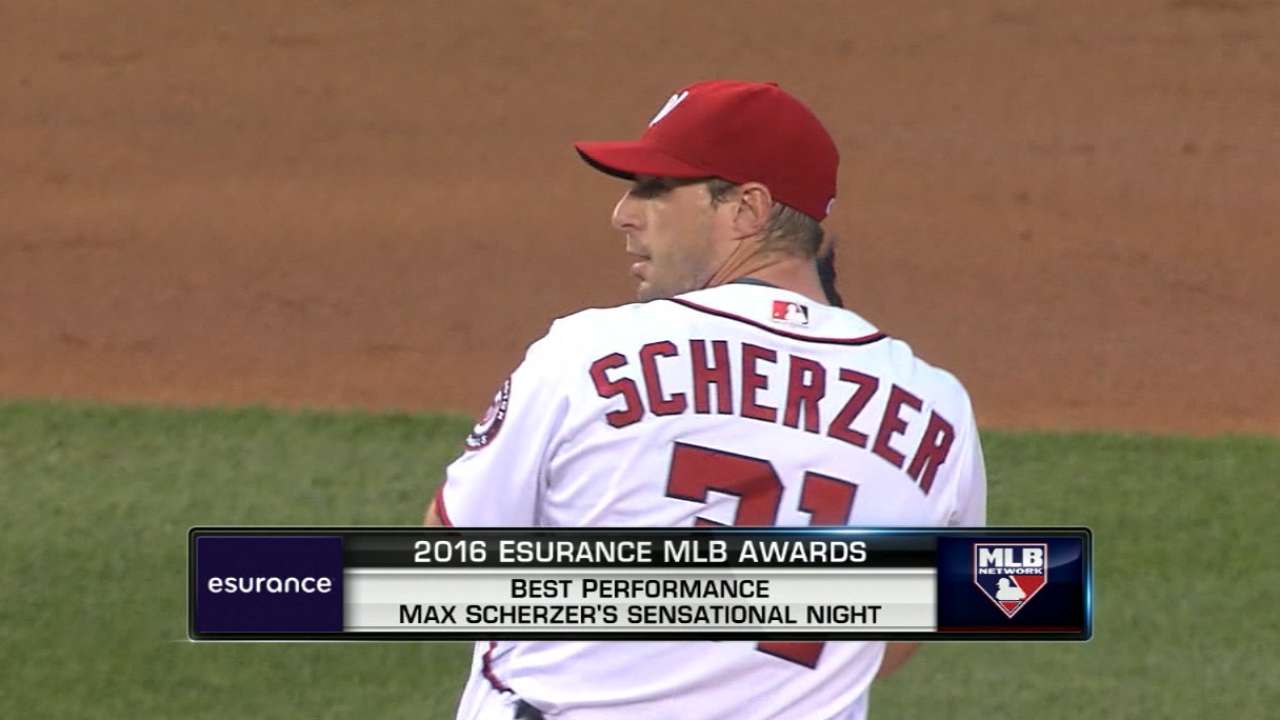 Best Perfomance: Scherzer K's 20
