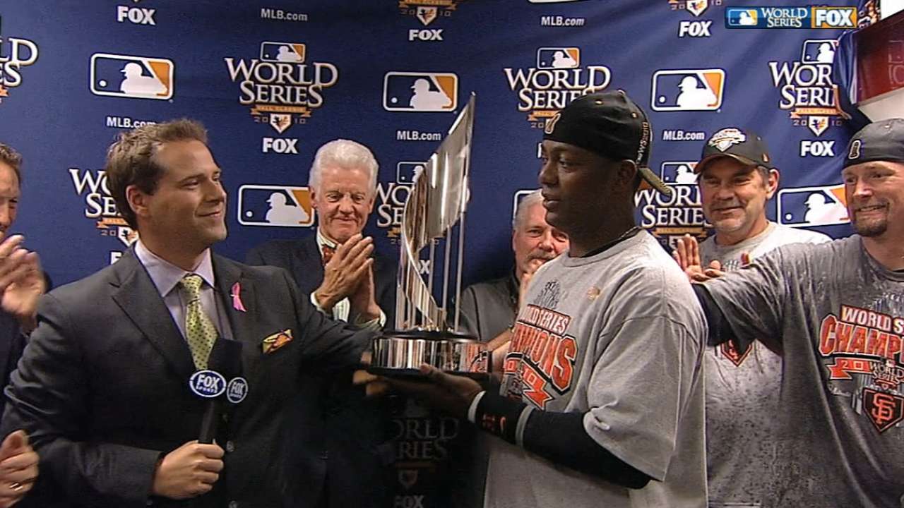 Renteria named World Series MVP