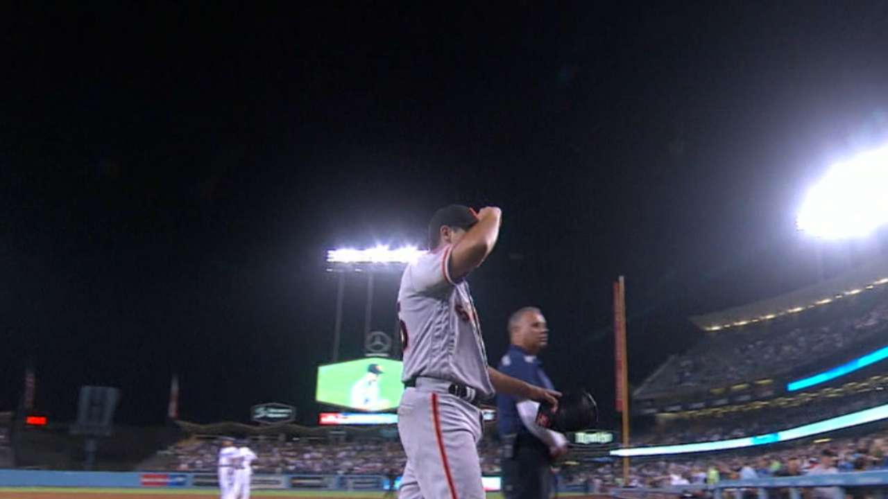 Moore's near no-hitter
